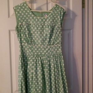 Downeast polka dot dress